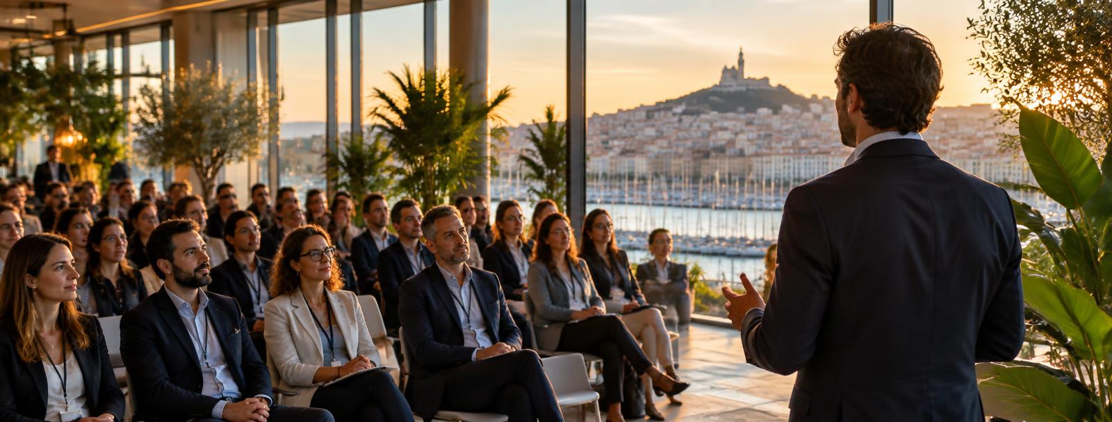 Conférence et rencontres professionnelles à Marseille