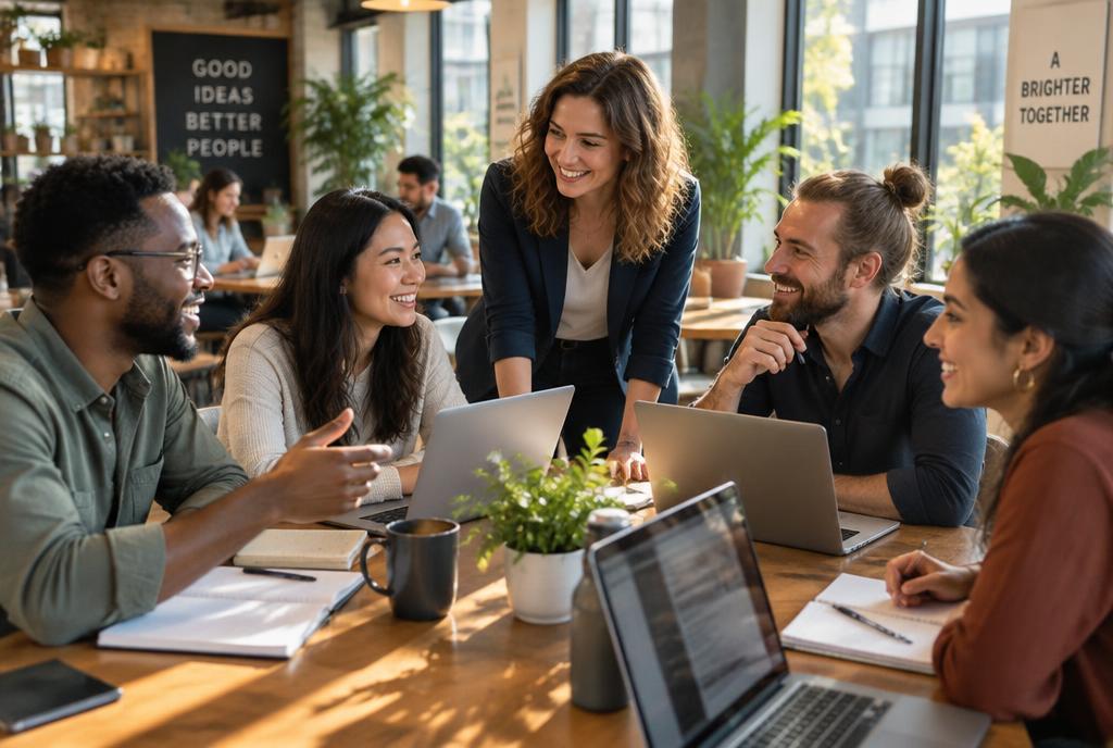 L'équipe One XPerience en pleine collaboration